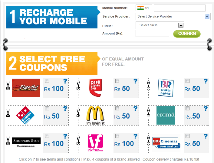 free online mobile recharge