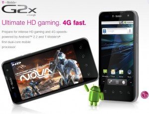 T-Mobile <em>LG G2x</em> Features Specifications