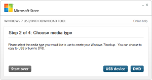Windows 7 USB DVD TOOL