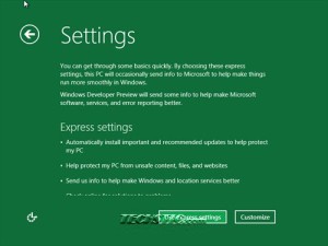 Windows 8 General Setting