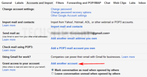 Gmail Accounts and Import Setting