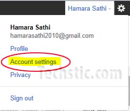Google Account Settings