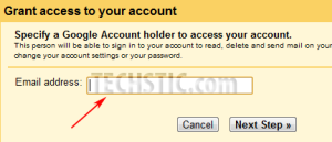 Grant access to your account