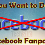 delete facebook page