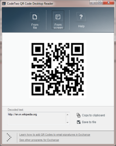 Scan QR Codes from PC