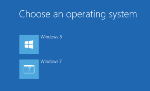 Dual Boot Windows 8 and Windows 7