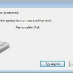 USB Pen Drive Write Protection Errors