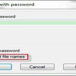 Open password protected RAR or Zip
